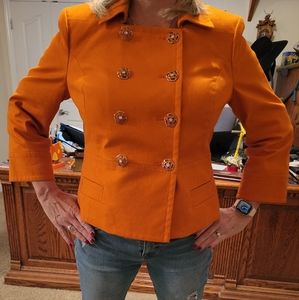 Ideology Orange blazer sz L